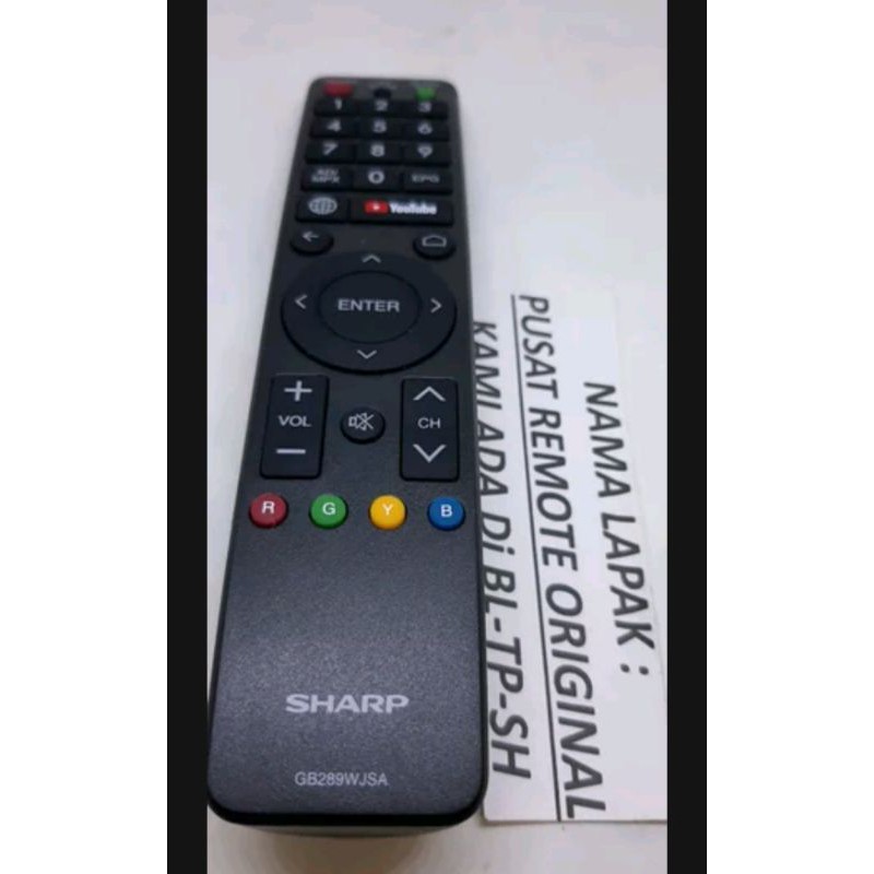 REMOTE REMOT SMART TV SHARP 4K UHD ORIGINAL ASLI