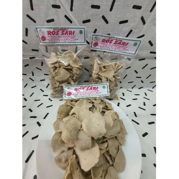 Basreng Baso Goreng Tipis 500Gr Pedas/Asin Oleh Oleh Bandung-Asin