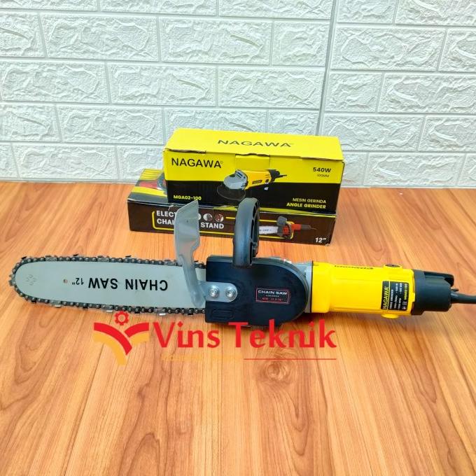 Paket Gerinda Chainsaw Mini Mesin Gergaji Kayu Mini 11.5 Inchi Termurah