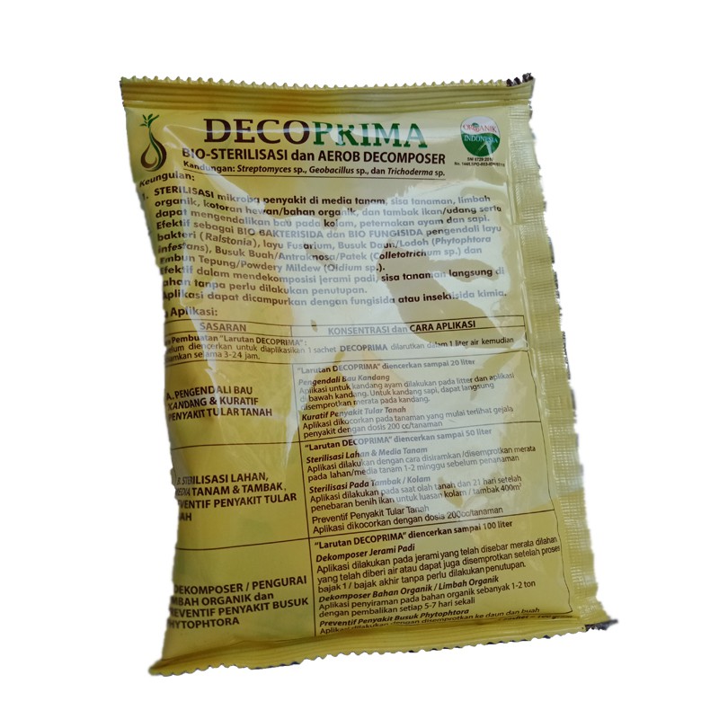 Decoprima Bio Sterilisasi Dan Aerob Decomposer 100 gram