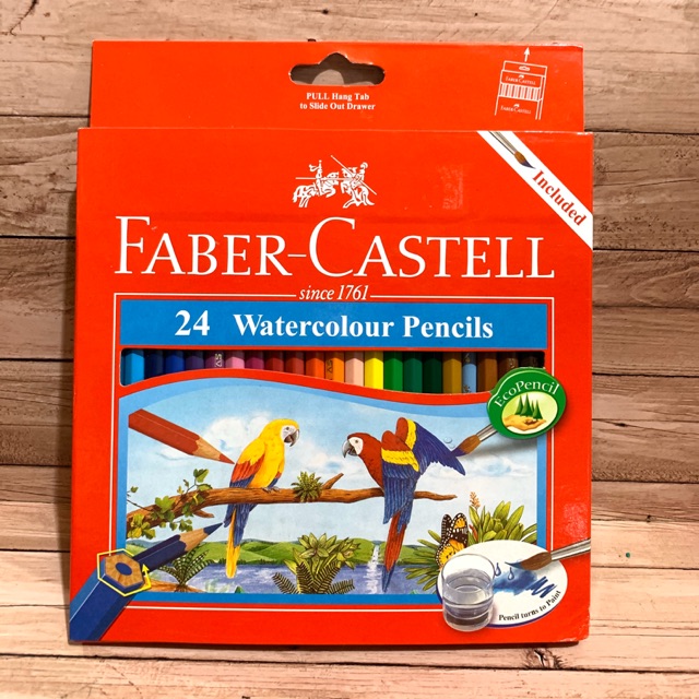 

Watercolour pencils 24 faber castell / pensil warna faber castell 24w watercolour