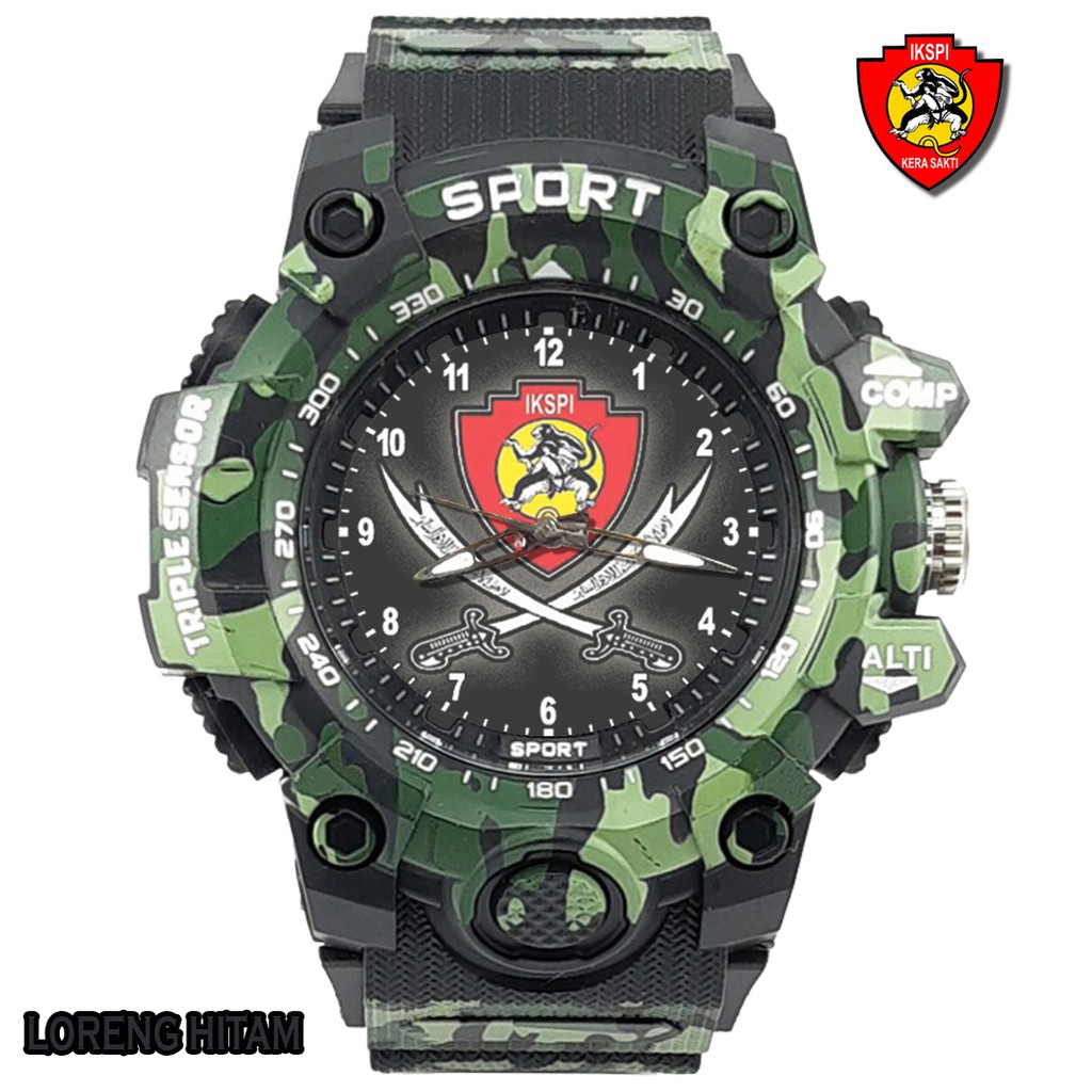 (Exclusive) PERGURUAN IKSPI / KERA SAKTI Loreng Army - Motif 7