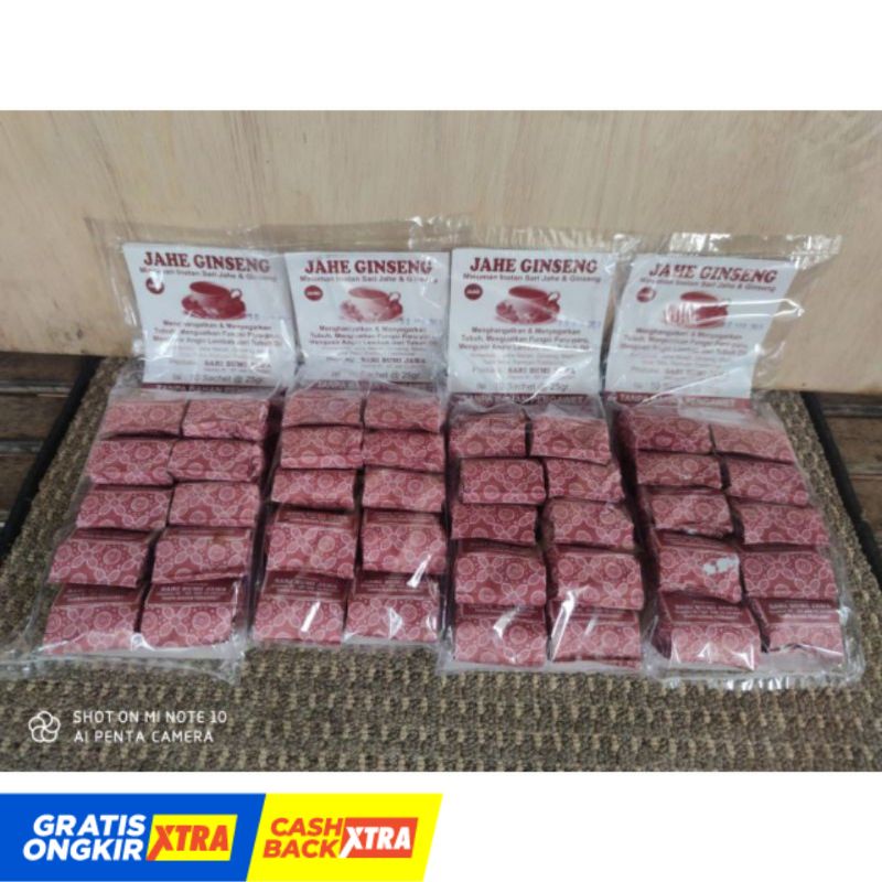

JAHE MERAH GINSENG, SARI BUMI JAWA, Jahe Ginseng Renceng 250gr
