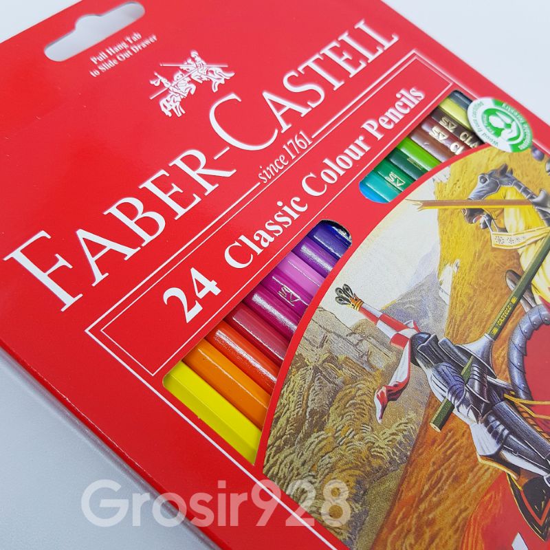 

FABER CASTELL 24 Classic Colour Pencil / Pensil Warna