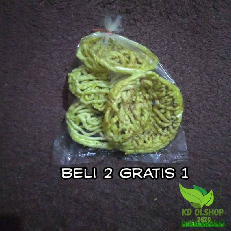 

Makanan Ringan - Mie Bawang Gurih, Renyah dan Enak
