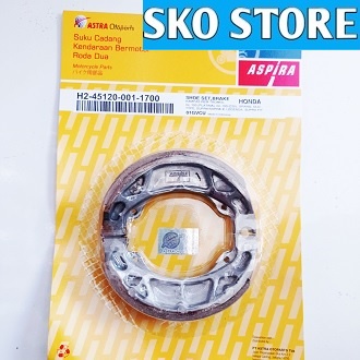 Kampas Rem H2-45120-001-1700 Aspira Original Murah Kampas Rem GRAND, SUPRA, WIN