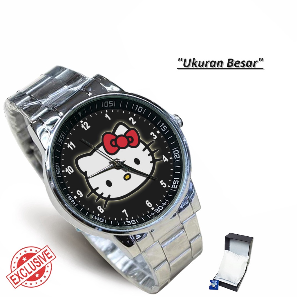 Jam Tangan Rantai Couple HELLO KITTY (Special)