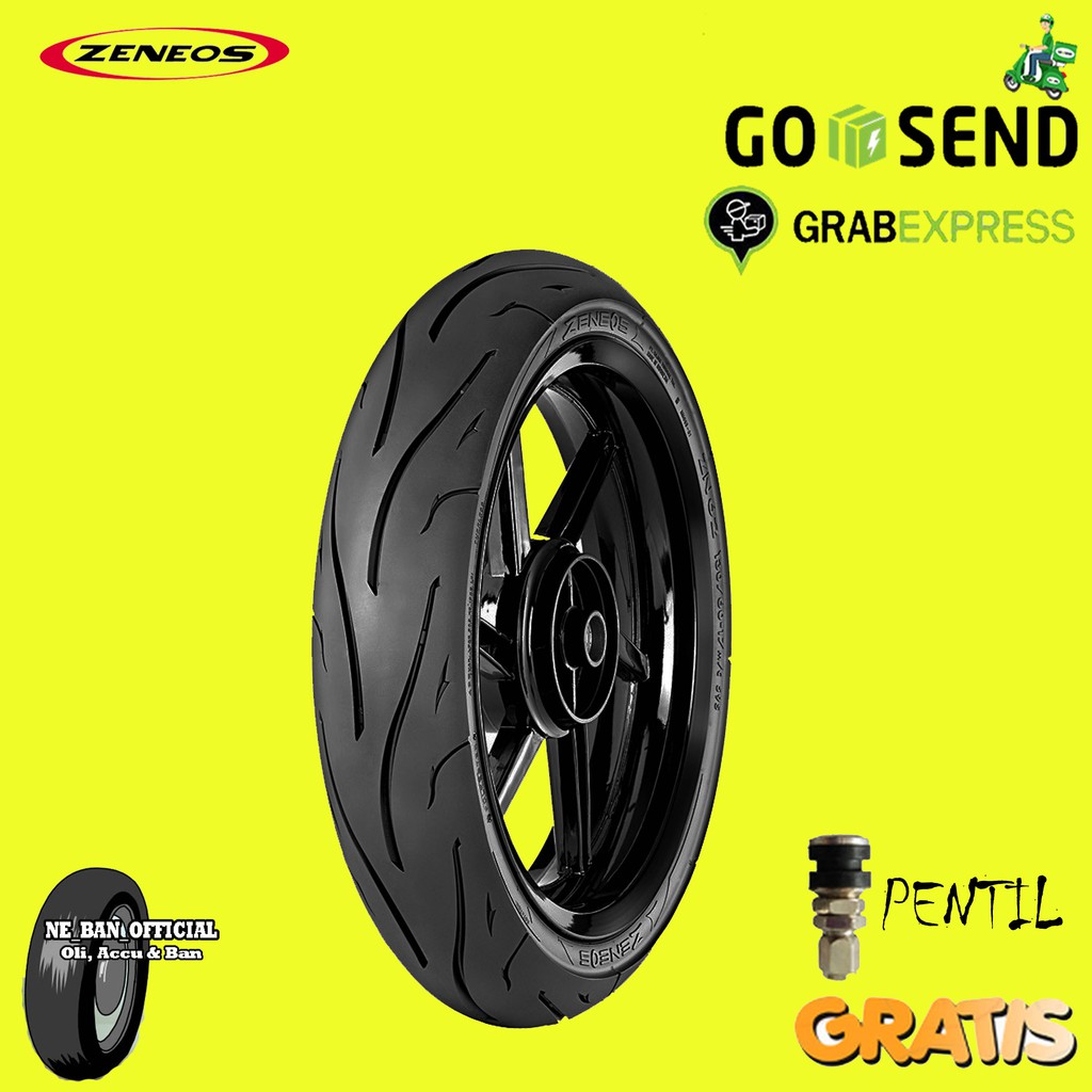 BAN MOTOR ZENEOS ZN62 150/60 Ring 17 Tubeless Terbaru
