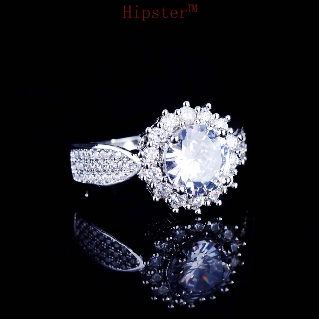 Exquisite Moissanite Ring Fashion Accessories for Women