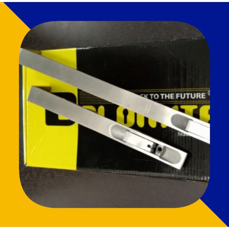 Grendel tanam pintu kayu Dolomite Stainles 8"/18" slot pintu double/pintu utama/pintu 2 daun