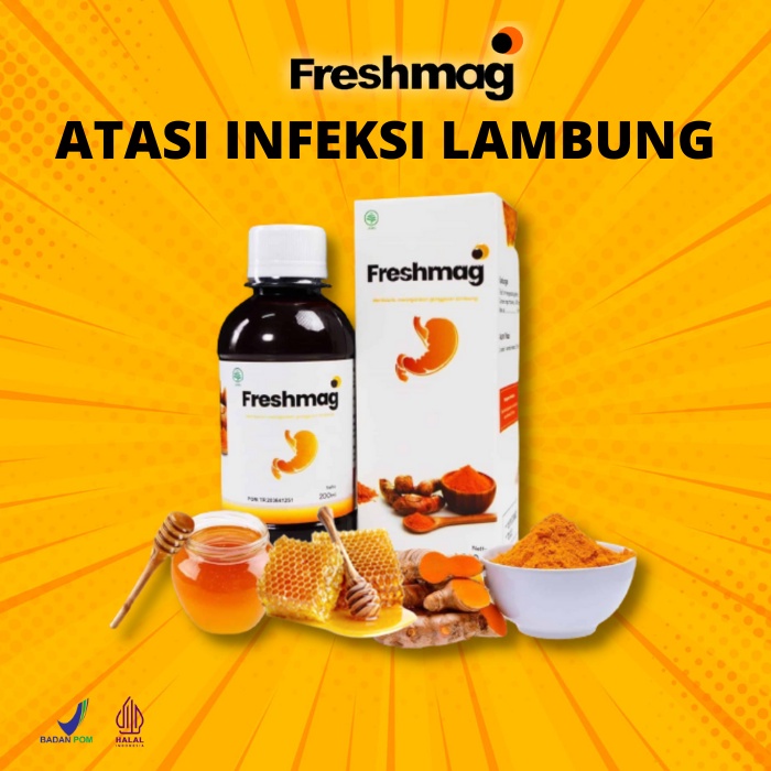 Jual Freshmag 100 Original Madu Herbal 3x Lebih Efektif Atasi Masalah Asam Lambung Maag Gerd