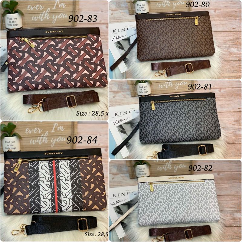 New Clutch Zipper Handbags Brand Bahan Wp Importt Semprem