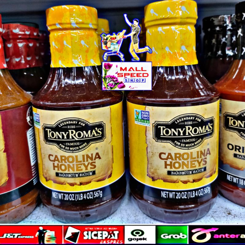 

TONY ROMA'S CAROLINA HONAY BBQ SAUCE 567.GR