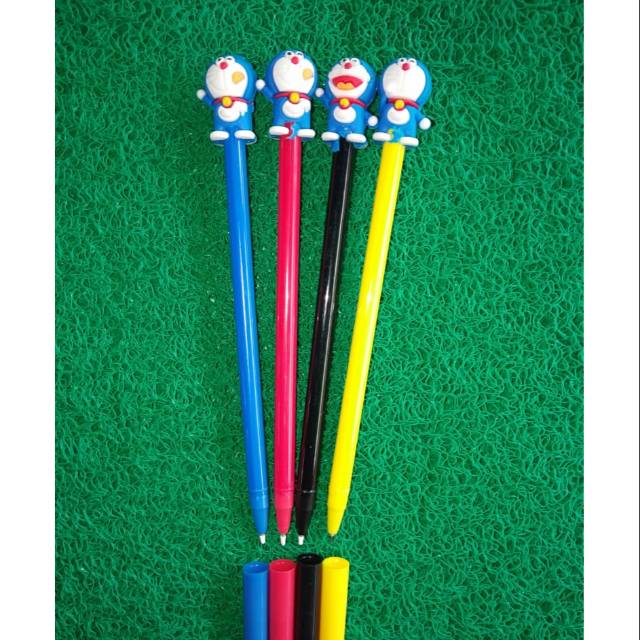 

Pulpen gel karakter Doraemon isi 12 pcs