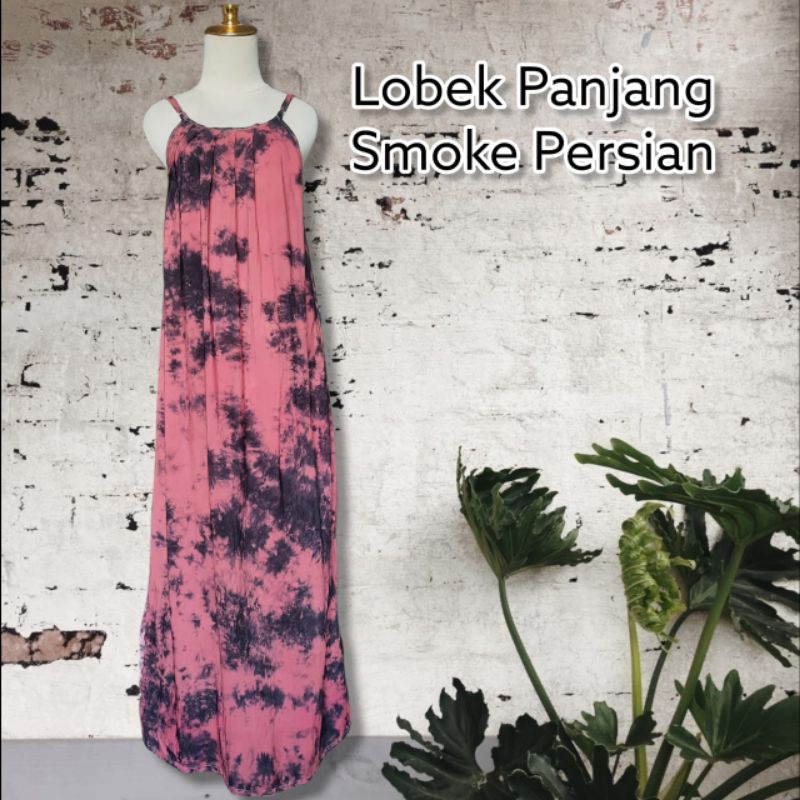 DRESS LOBEK PANJANG WANITA KATUN