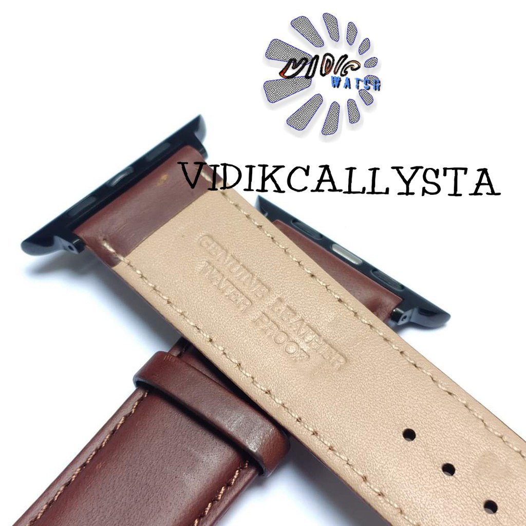 Strap apple watch 1 2 3 4 iWatch Leather 42mm 44mm Tali jam apple