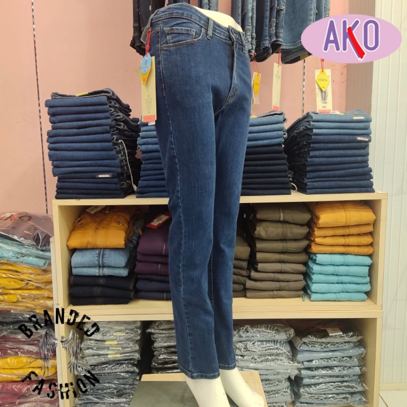 CELANA JEANS WANITA REGULER BRAND AKO JEANS 16-2582 ~