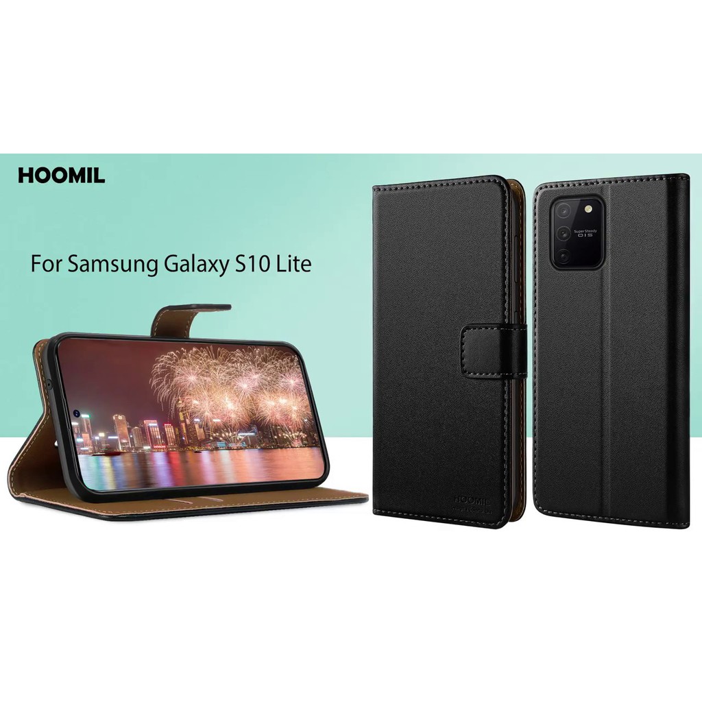 Samsung Galaxy S10 Lite S10Lite Flip Wallet Dompet Kulit Leather Standing Cover Case Casing