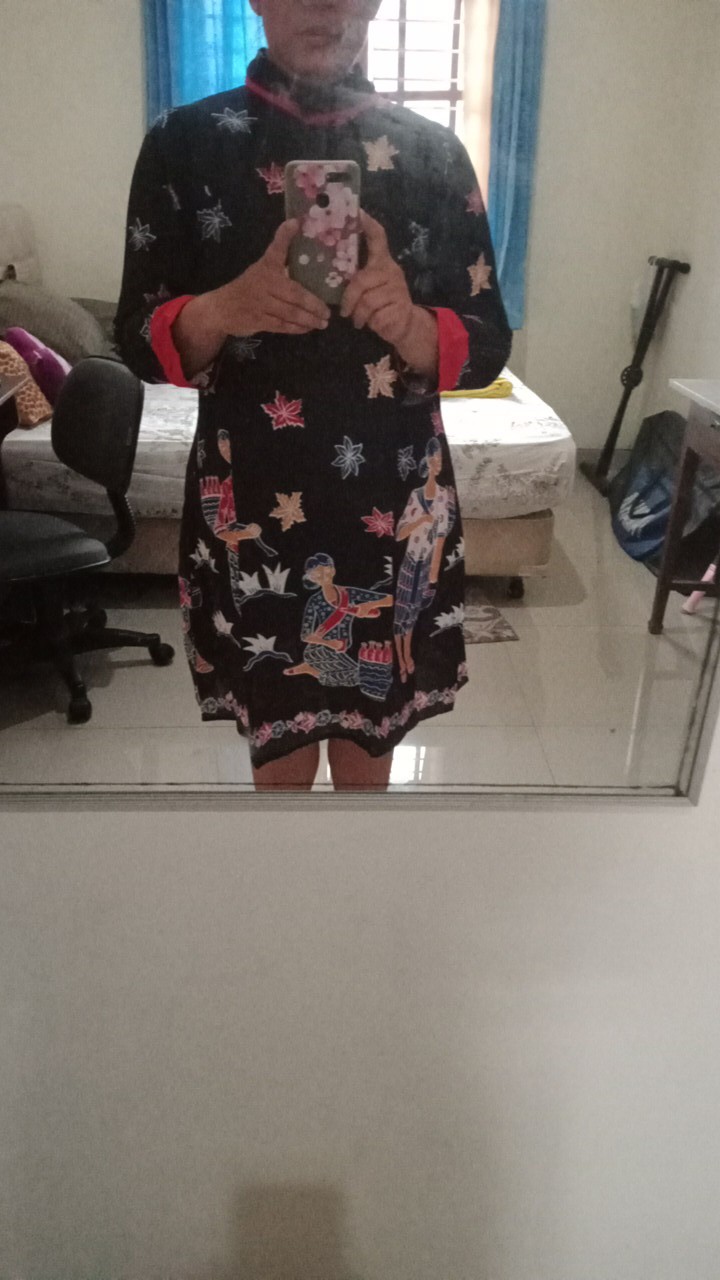 Tunik Jamu Gendong 2 Atasan Batik Kerja Modern Kasual Elegan Kondangan