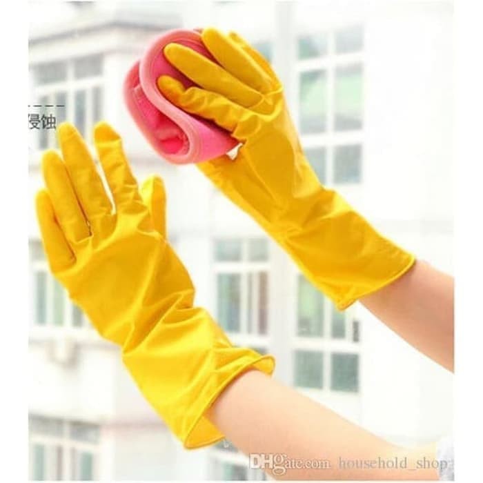 Sarung Tangan Karet Tebal Silicone Non Medical Anti Virus Rubber Air