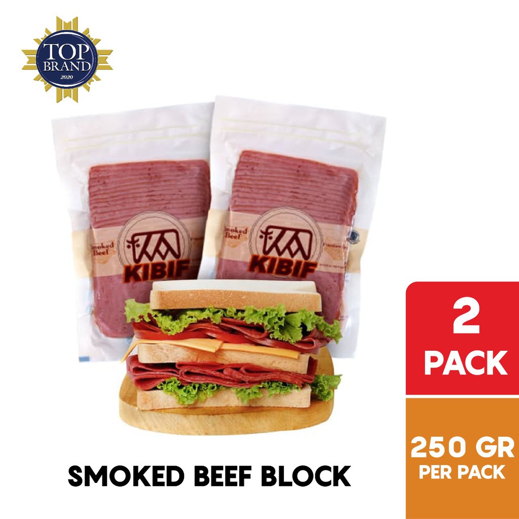 Kibif Smoked Beef Block Olahan Daging Sapi Asap 15 Pcs 250 Gr Shopee Indonesia