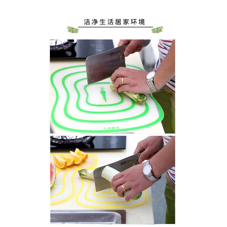 Talenan Transparan Flexible Alas Pemotong Serbaguna Cutting Board Alat Potong Dapur Motong Sayur