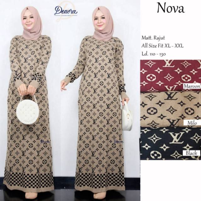 NOVA RAJUT / MAXY DRESS / GAMIS RAJUT / GAMIS KAOS VL