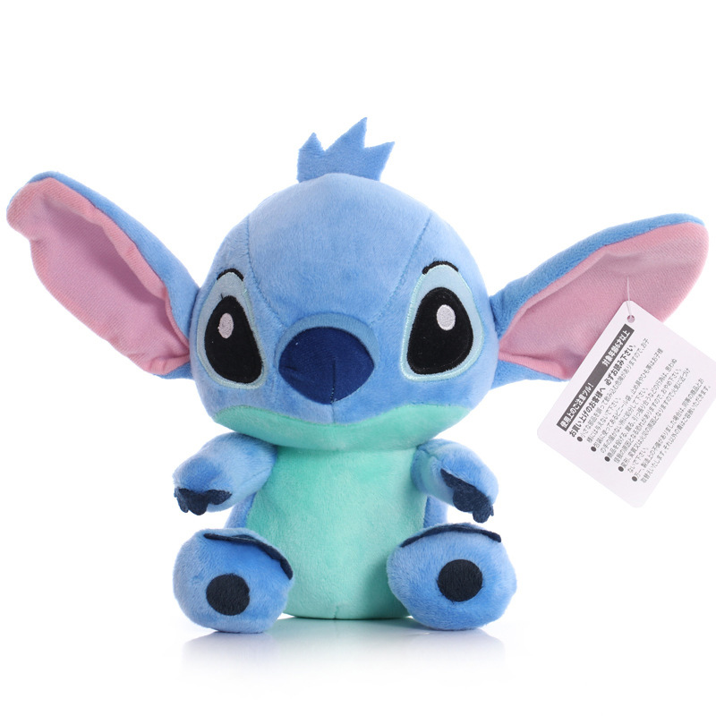 Mainan Boneka Stuffed Plush Kartun Anime Disney Lilo &amp; Stitch Untuk Anak Perempuan