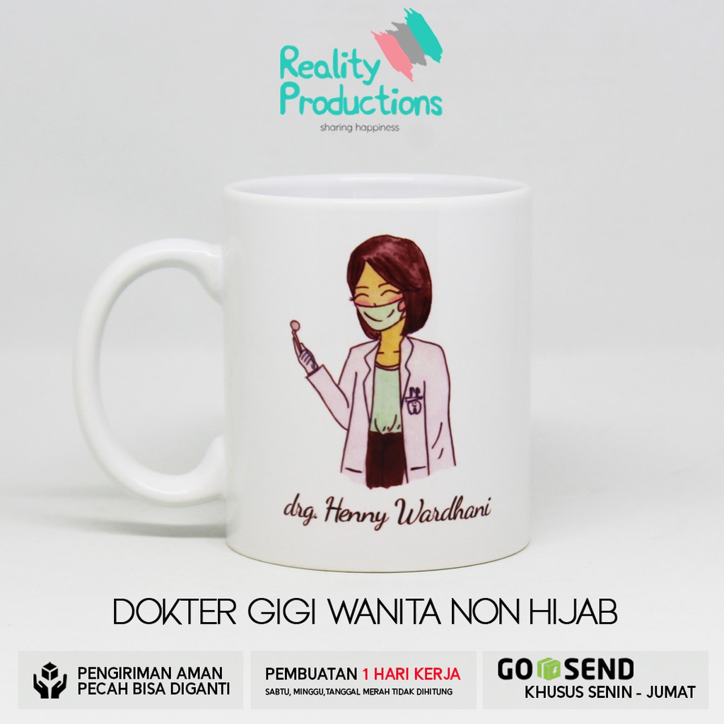 Mug Profesi Dokter Gigi Dentist