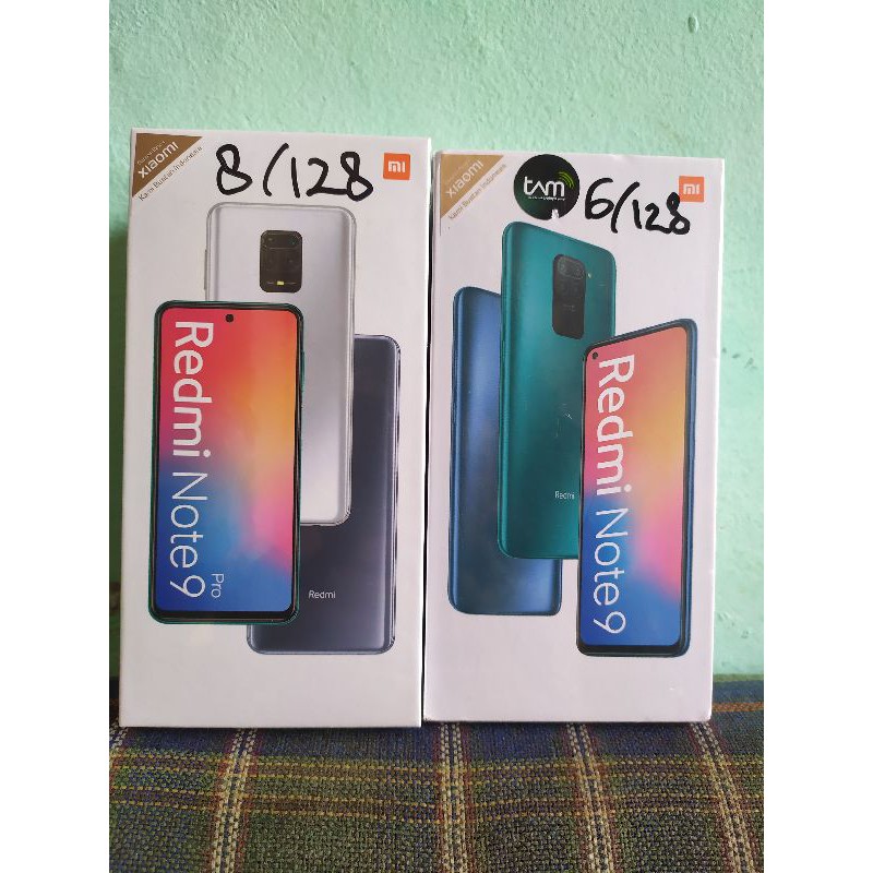 Redmi note 9 pro 8/128 garansi resmi new segel BNIB