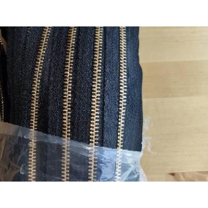 ✱ YKK zipper ritsleting besi no 5 dua arah gold ☃