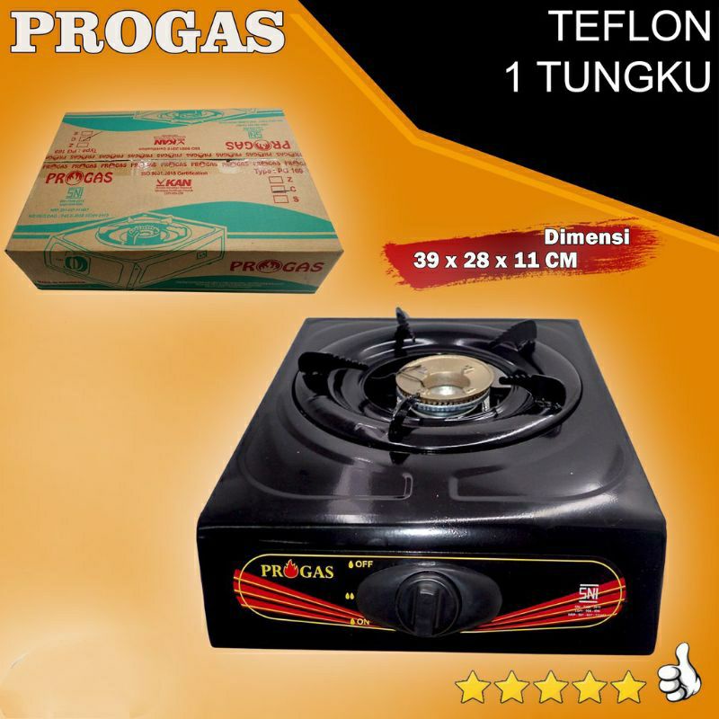 kompor 1 TUNGKU PROGAS + Free selang gas paket  Winn Gas