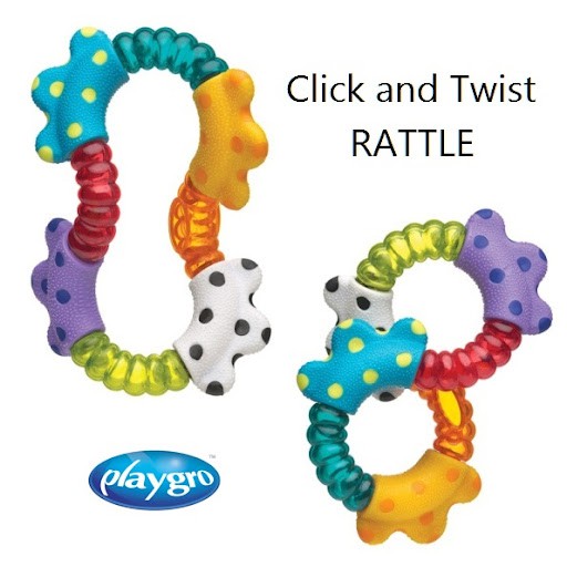 Playgro Click And Twist Rattle Mainan Bayi