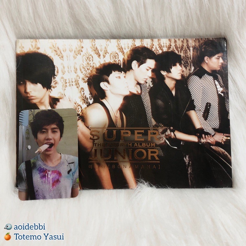 Album Super Junior Bonamana + pc Kyuhyun Unsealed