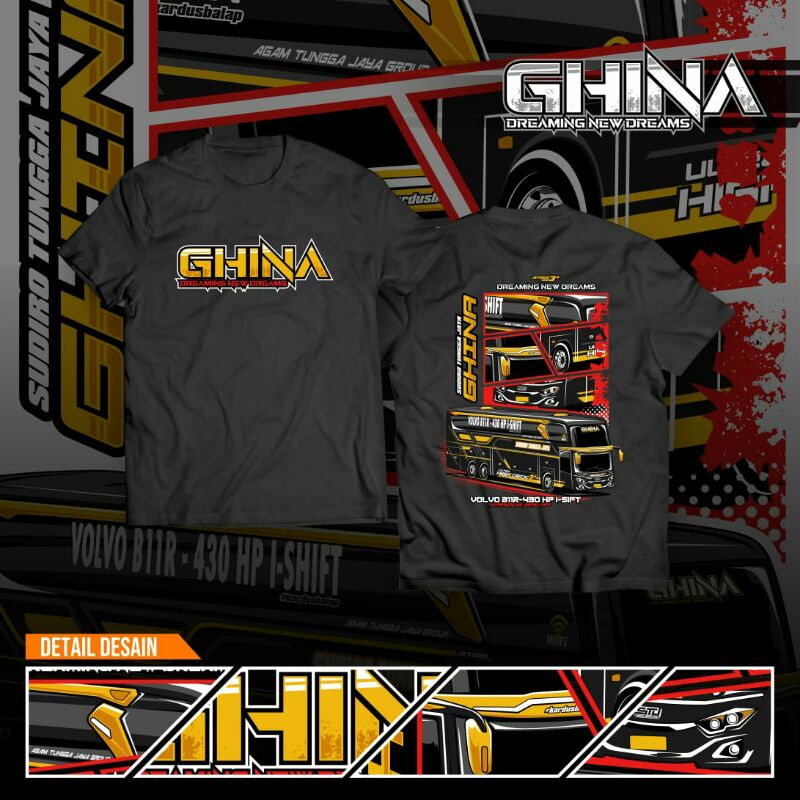 Kaos Baju Bus Bis Mania Bismania STJ Sudiro Tungga Jaya Jetbus 3 UHD Ghina Volvo