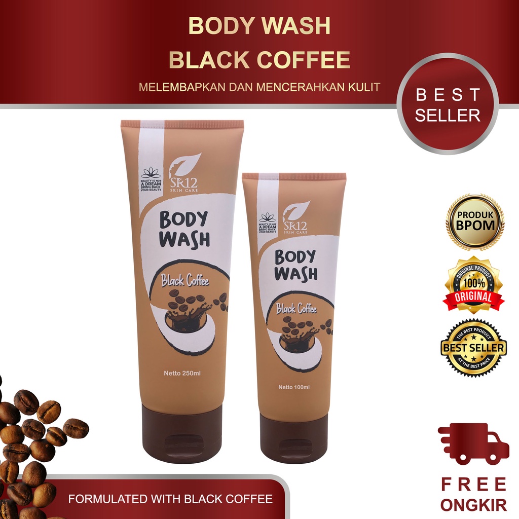BODY WASH COFFEE 250ML SR12 / BODY WASH COFFEE / BODY WASH SR12 / BODY WASH / SABUN MANDI