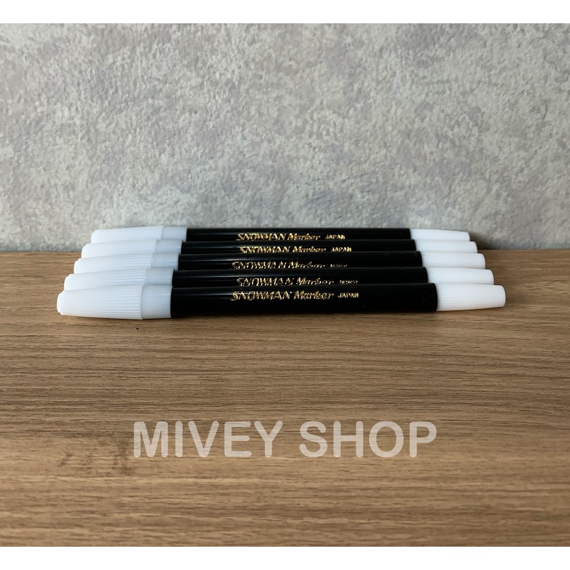 

Spidol Snowman Marker Kecil PW-1A - Hitam (6 Pcs)