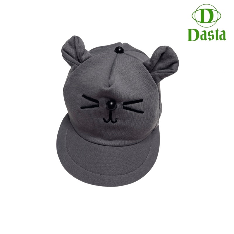 Topi Bayi Korea/Topi Kucing FREE BORDIR Topi bayi dan anak motif kucing