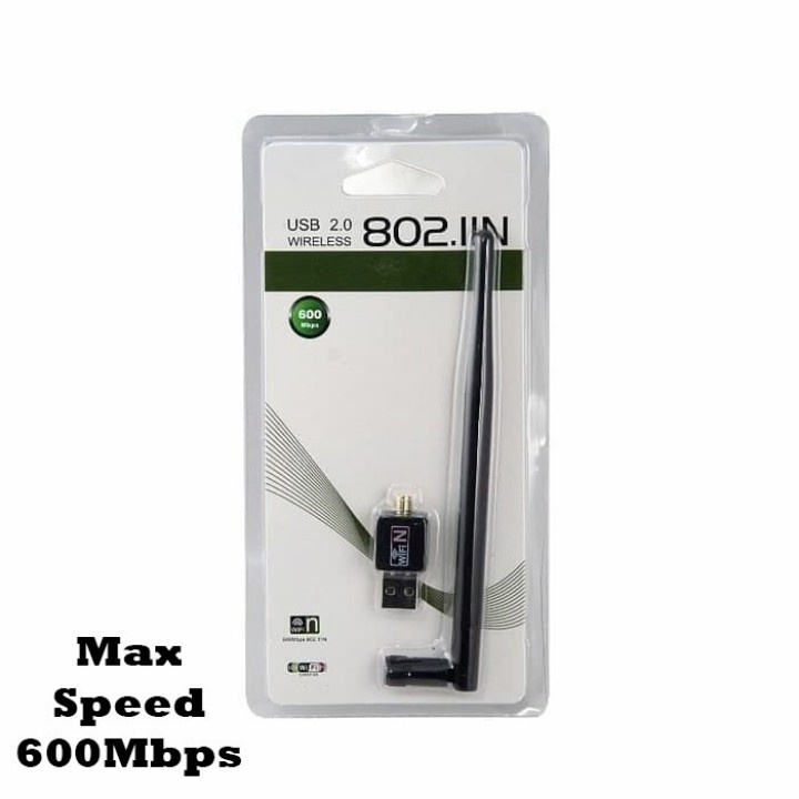 USB WIFI 802 IIN 600Mbps Antena Antenna Adapter USB 2.0 Wireless