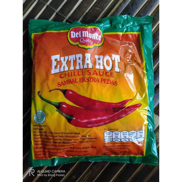 Delmonte Extra Hot Chilli Sauce sashet