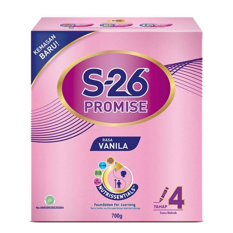 

S-26 Promise Tahap 4 Vanila Reguler Box 700g