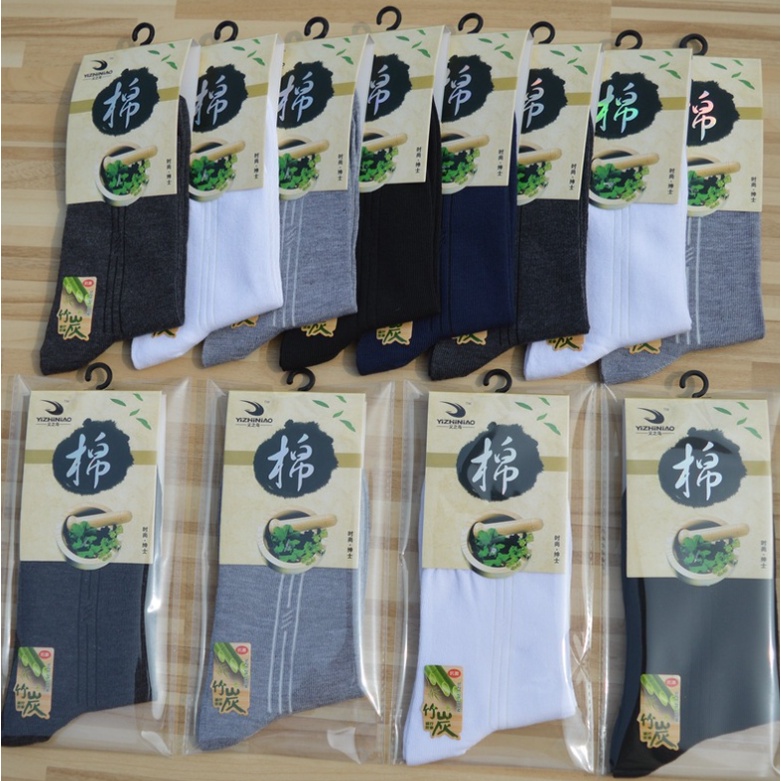 Kaos Kaki Pria Katun Catton Anti Bakterial Kerja Sekolah Socks SCH30