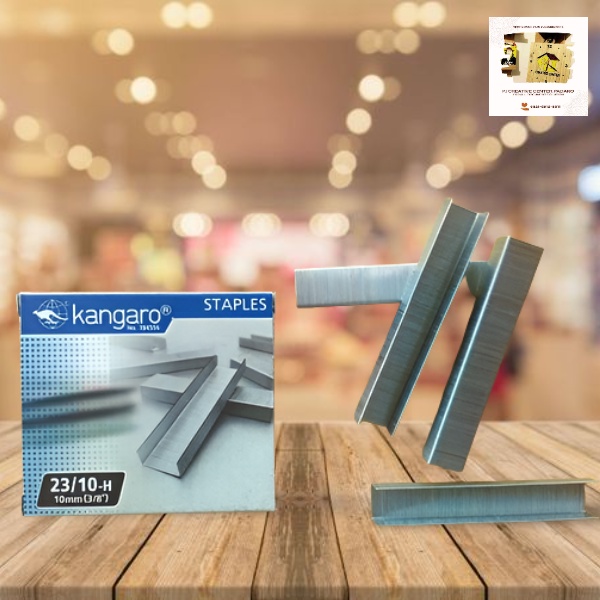 

ISI STAPLES KANGARO NO.10, 24/6, 23/8, 23/10, 23/13, 23/15, 23/17 / 1 BATANG