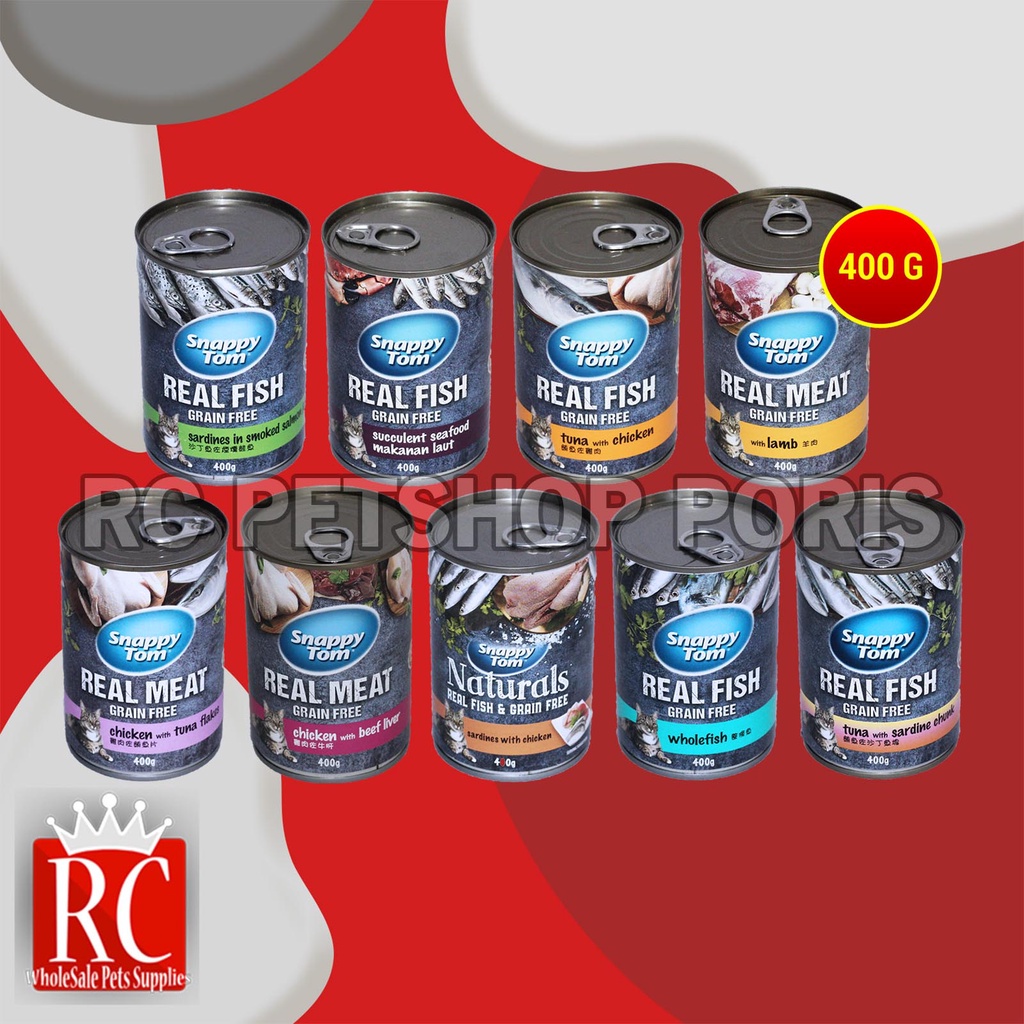 Makanan Kucing Anak Kucing Snappy Tom Baby Kitten Kaleng 400 gram