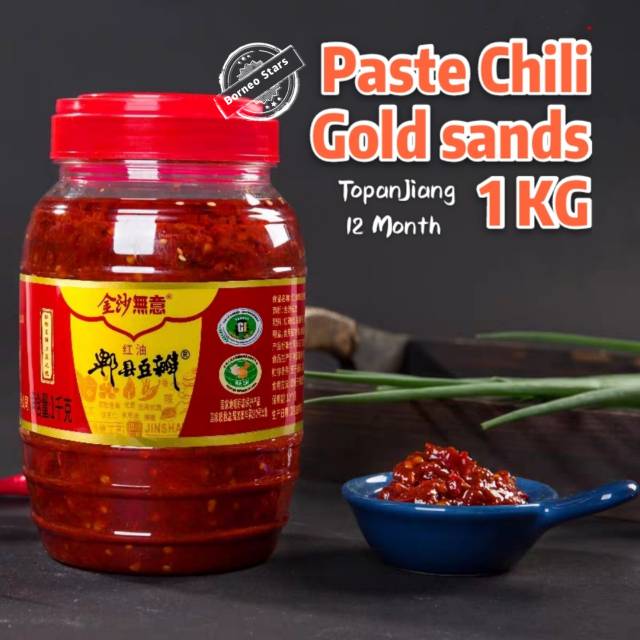 

Gold Sands Paste Chili Topanjiang 1 Kg