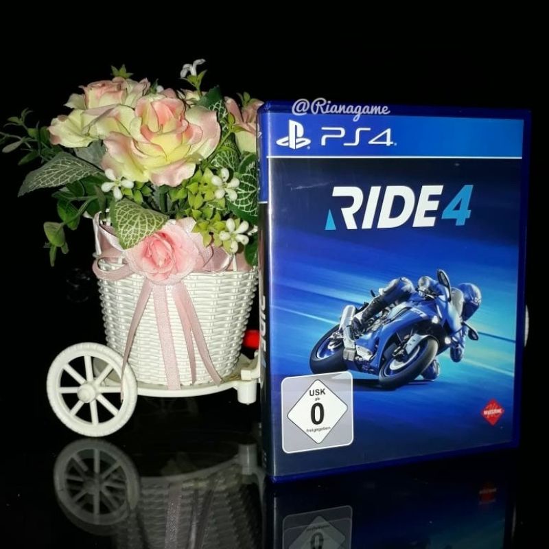 BD Kaset PS4 Ride 4 Game CD PS 4 Original Playstation Bekas Second Mulus Moto GP Balapan motor