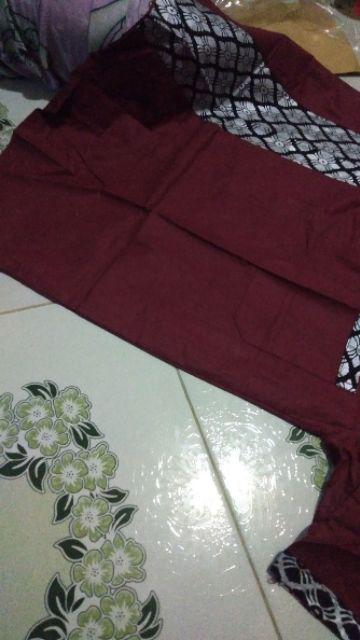 Kemeja Batik Pria Lengan Panjang Size M L Xl Xxl Bswart Batik Hrb026 Kenongo Hem Panjang Padi