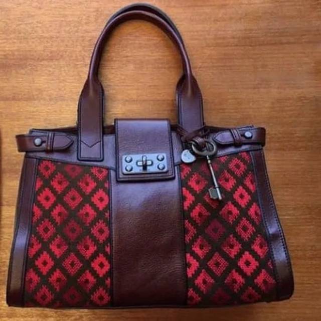 Fossil vrv vri vintage original bag tas ori authentic