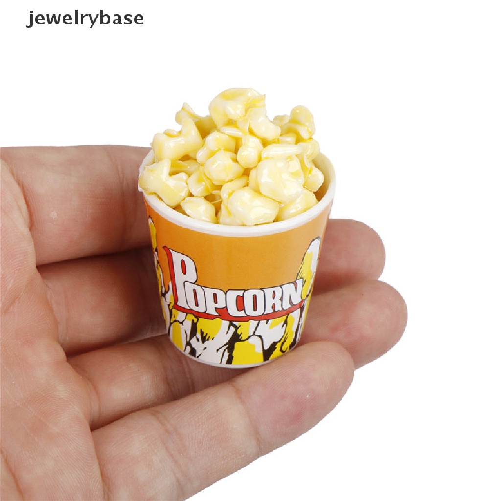 Jewelrybase Miniatur Ember Popcorn Aksesoris Rumah Boneka 1 / 6