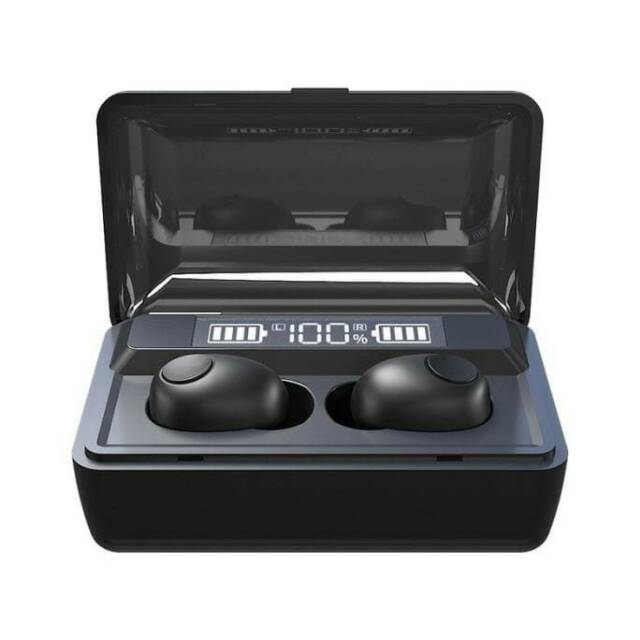 Headset Earphone Bluetooth 5.0 LED Digital Display Wireless Gaming Mode TWS T8 IPX7 Water Proof